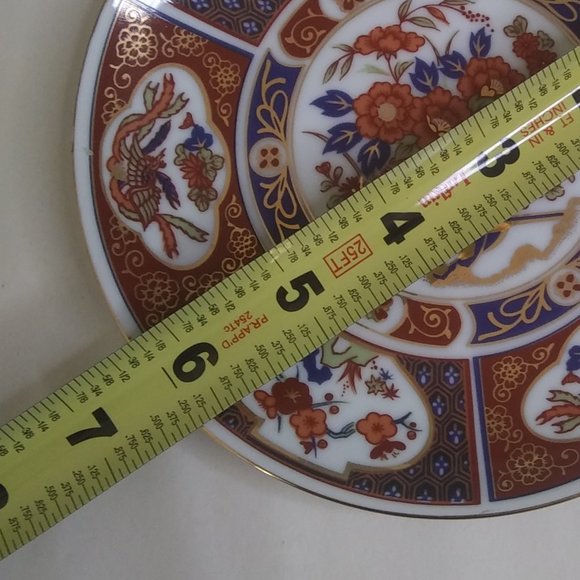 Beautiful decorative Asian plate 6 inch diameter - Picture 5 of 16